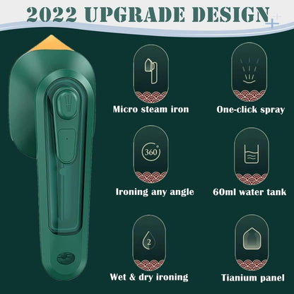 A-Portable Iron Travel Steamer for Clothes