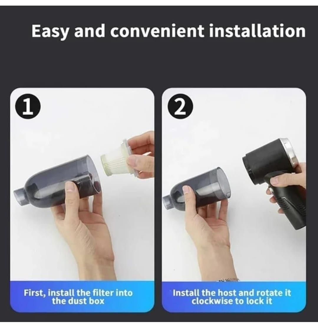 B-Vacuum Suction Cleaner- Portable Air Duster Wireless